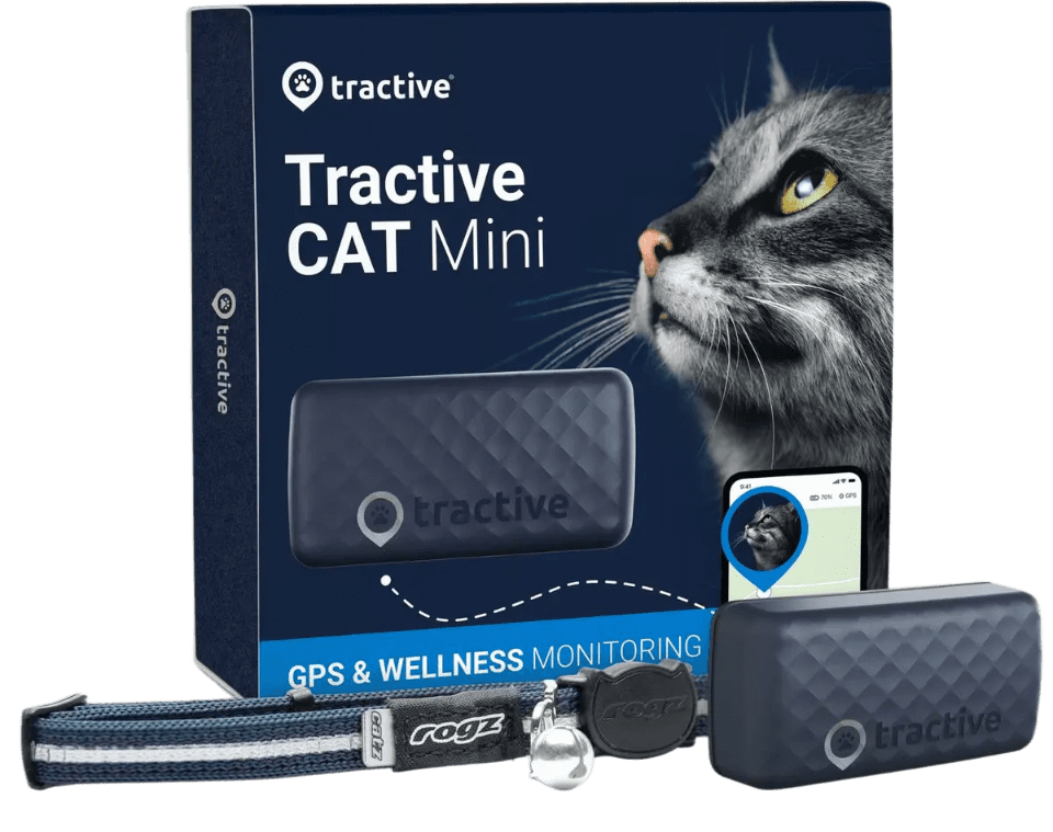 Tractive CAT Mini GPS & wellness monitoring device with collar