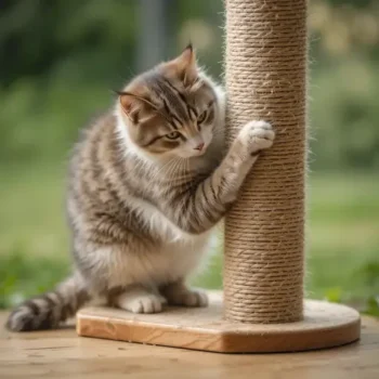 Top 10 Cat Breeds That Don't Scratch Furniture 3 scratching posts for cats to prevent furniture scratching.