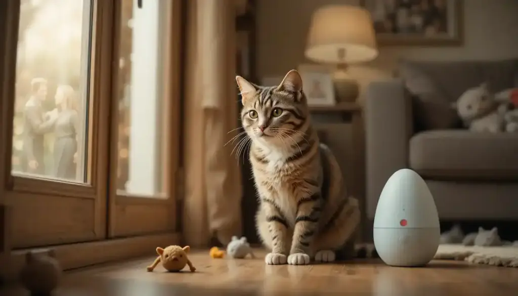 cat experiencing separation anxiety.