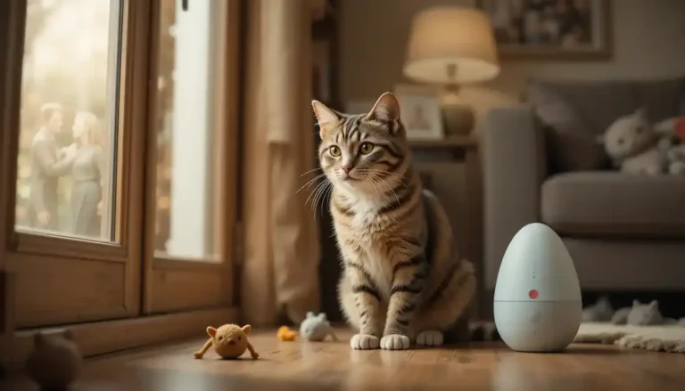 cat experiencing Separation Anxiety in cats.