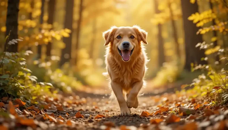 Dog Weight Loss Tips for happy golden retriever