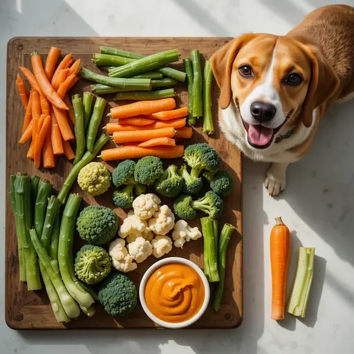 Vegetables Safe for Pets: A Vet-Approved Safety Guide 2 Fresh pet-safe vegetables, including carrots, green beans, broccoli, and pumpkin, are safe for dogs and cats