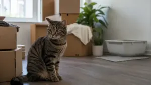 Cat Not Using Litter Box After Moving? Complete Fix Guide Stressed cat avoiding litter box after moving to new home