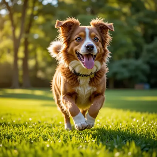 happy dog with shiny coat after successful raw food transition